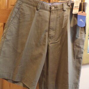 Men's TOMMY BAHAMA SHORTS "Ashore Thing" Size 33 - Tea Leaf - New with Tags $98